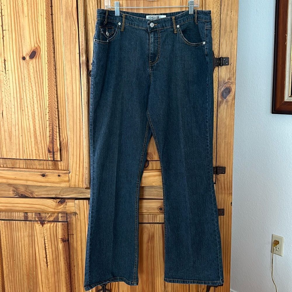 Route 66 Denim Jeans with Stitching Detail